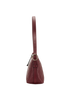 Medium GG Emblem Shoulder Bag, &pound;850, Handbags, Burgundy, Leather, Bottom view